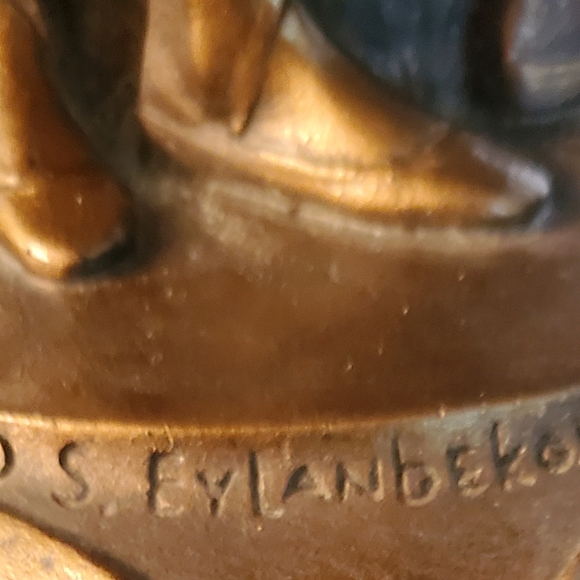 10” Sergey Eylanbekov Candle Holder 3 Ballerinas No Candle Residue! Spotless - Picture 6 of 16